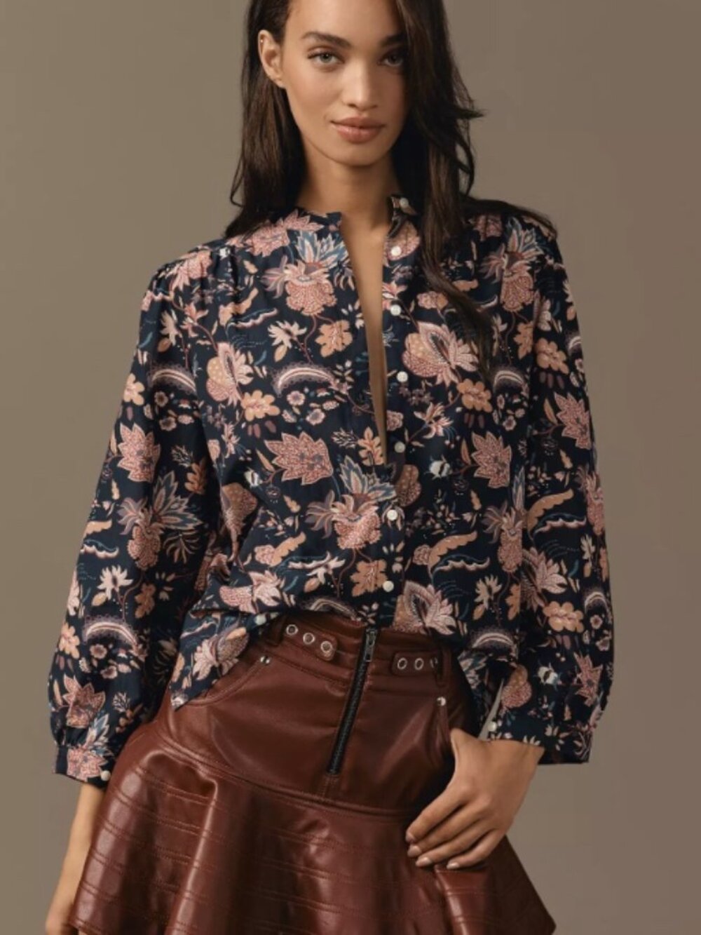 Trovata Birds of Paradis Clara Blouse - Seaborne Floral